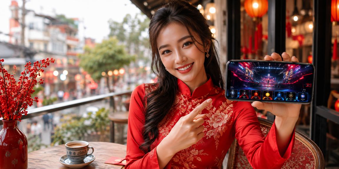 Người chơi eSports đặt cược trong trang phục áo dài truyền thống tại Hà Nội